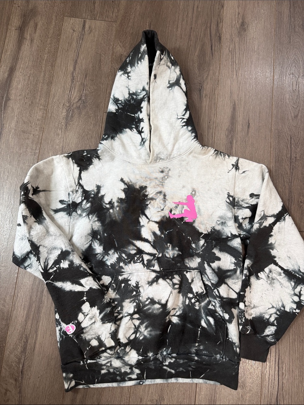 Suzie B Fitness S/M hoodie tie dye